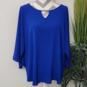 Counterparts Royal Blue Blouse
